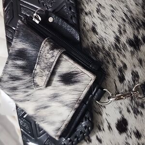 Fringe Cowhide Crossbody Bag